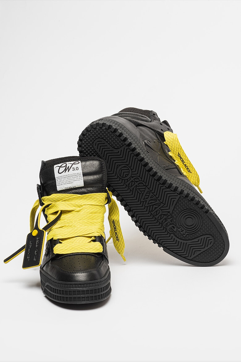 OFF-WHITE Pantofi sport inalti din piele - Pled.ro