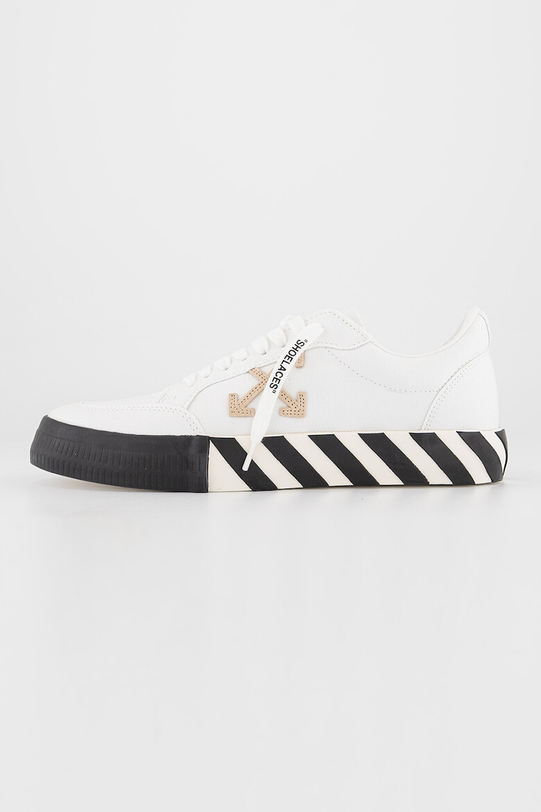 OFF-WHITE Pantofi sport low-cut cu detalii contrastante - Pled.ro