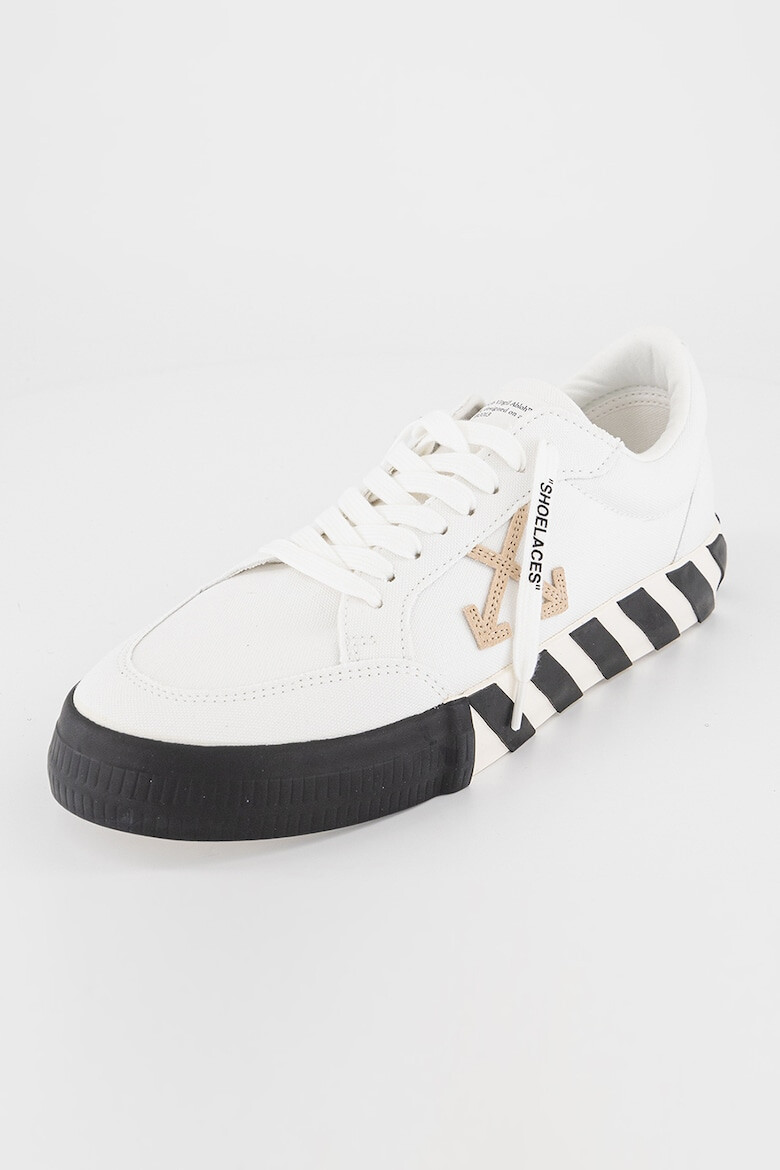 OFF-WHITE Pantofi sport low-cut cu detalii contrastante - Pled.ro