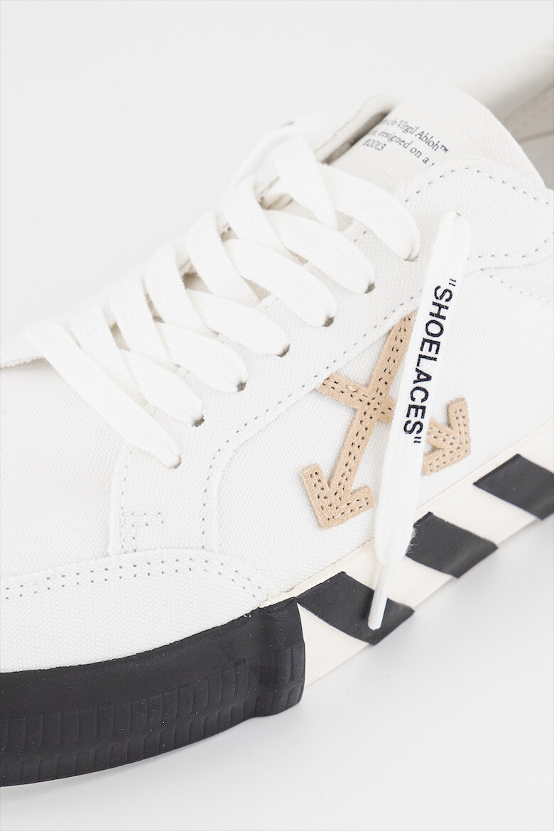 OFF-WHITE Pantofi sport low-cut cu detalii contrastante - Pled.ro