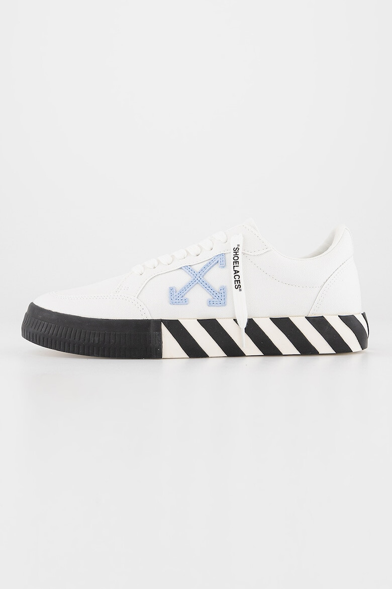 OFF-WHITE Pantofi sport low-cut cu detalii contrastante - Pled.ro