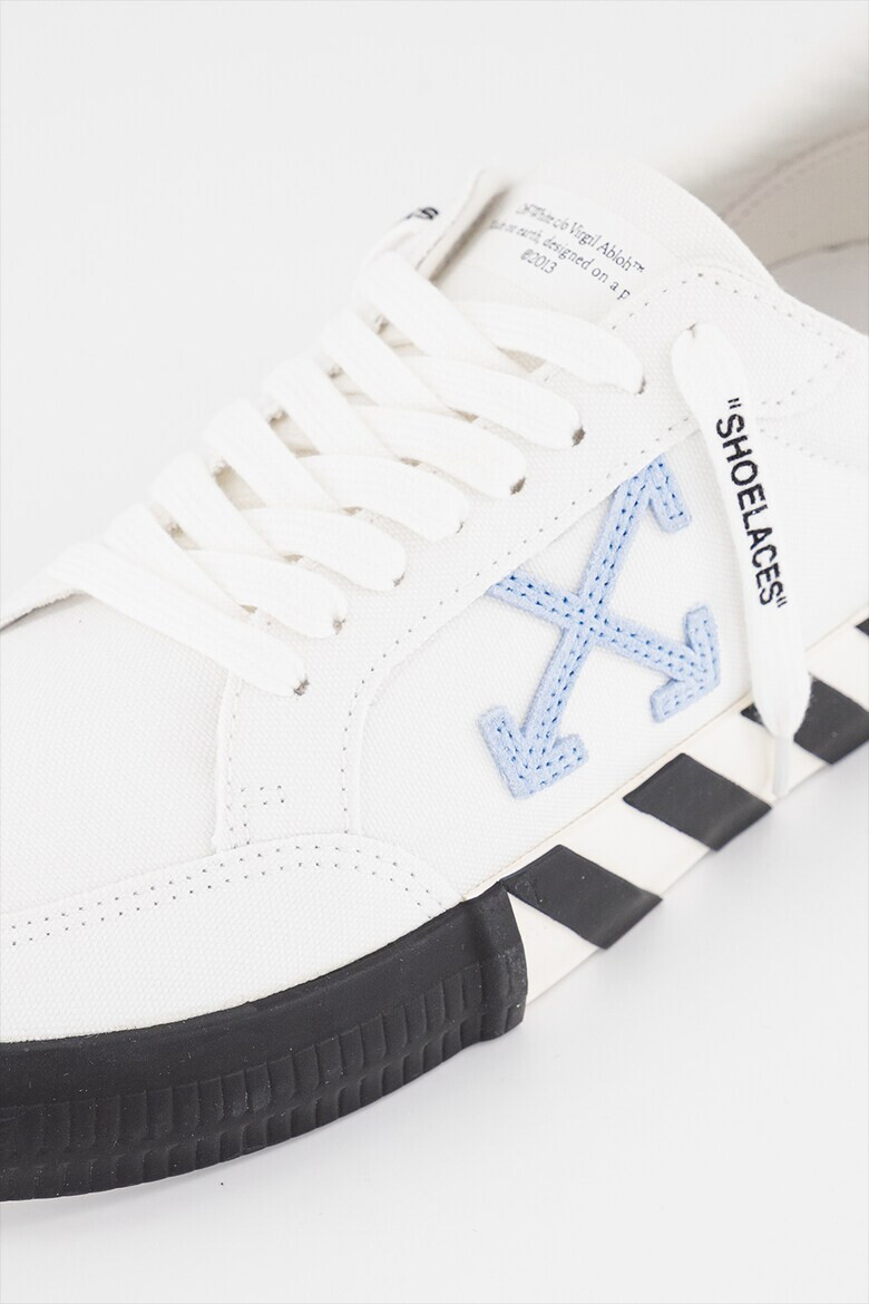 OFF-WHITE Pantofi sport low-cut cu detalii contrastante - Pled.ro