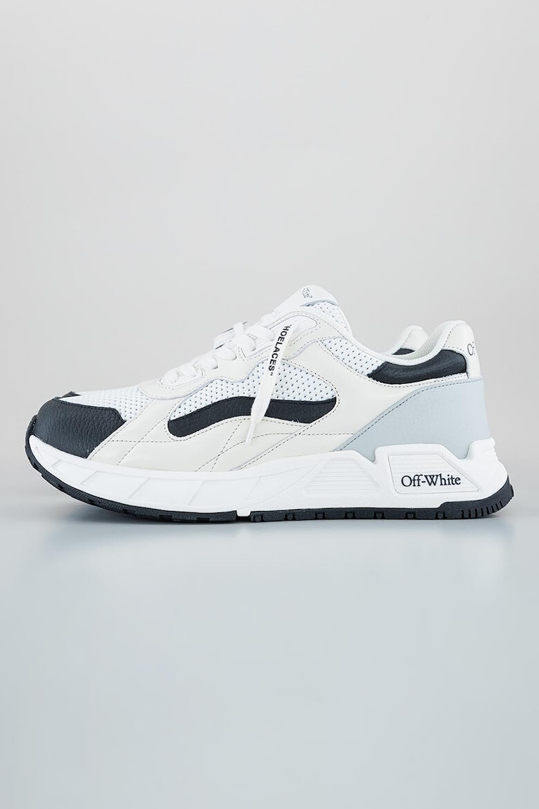 OFF-WHITE Pantofi sport low-cut cu garnituri din piele - Pled.ro