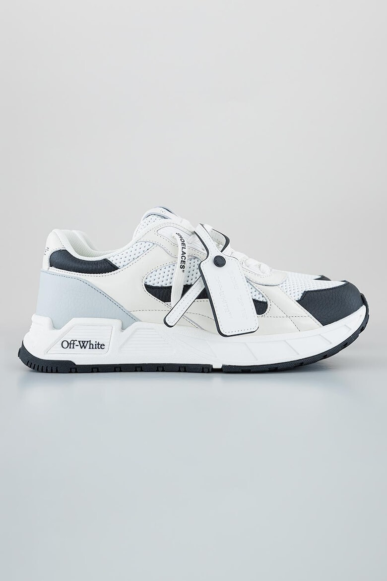 OFF-WHITE Pantofi sport low-cut cu garnituri din piele - Pled.ro