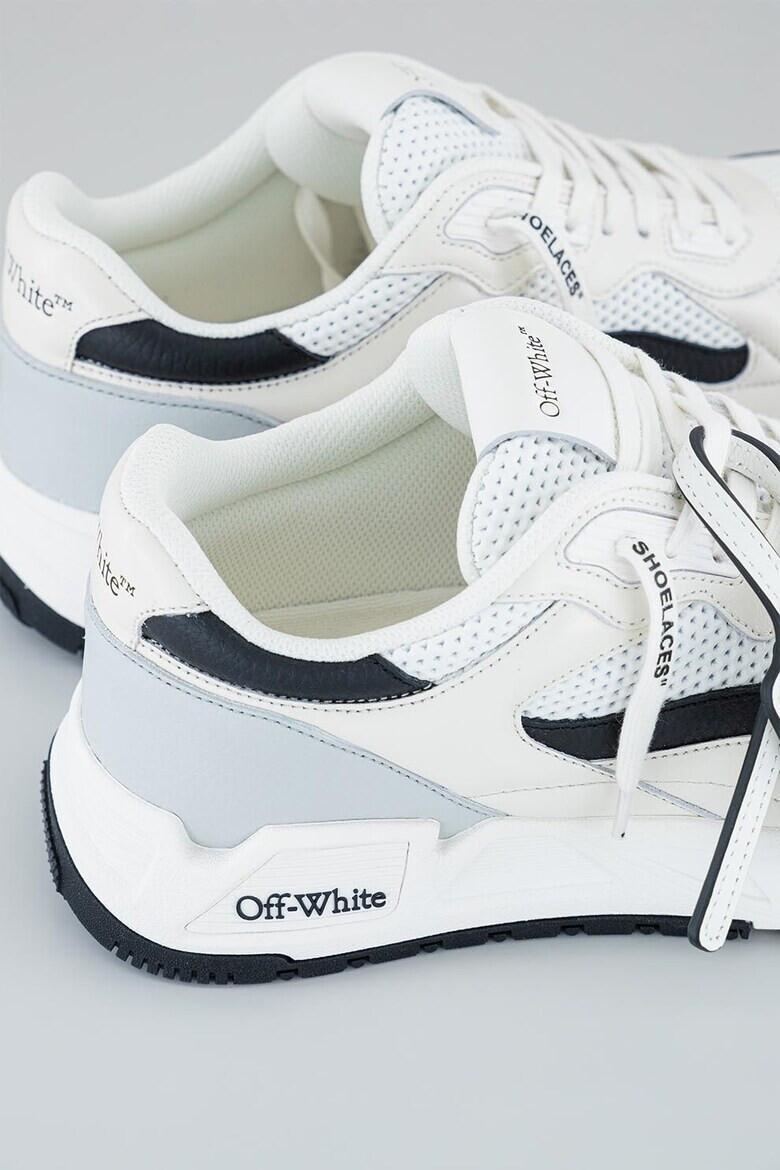 OFF-WHITE Pantofi sport low-cut cu garnituri din piele - Pled.ro