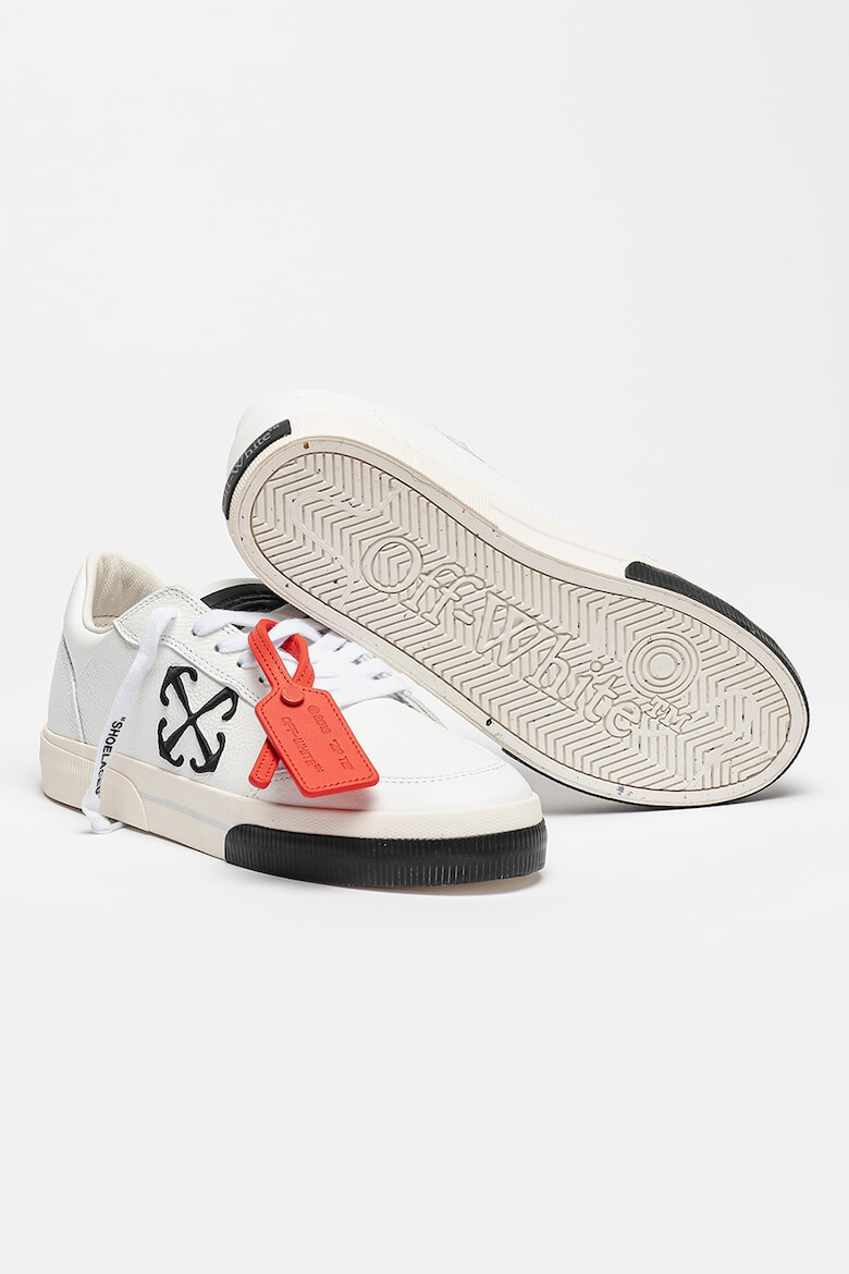 OFF-WHITE Pantofi sport low-cut de piele - Pled.ro