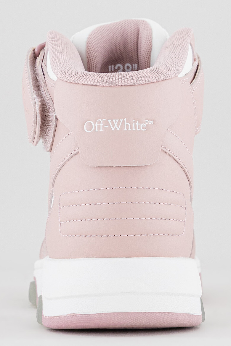 OFF-WHITE Pantofi sport medii de piele cu detalii logo Out Of Office - Pled.ro