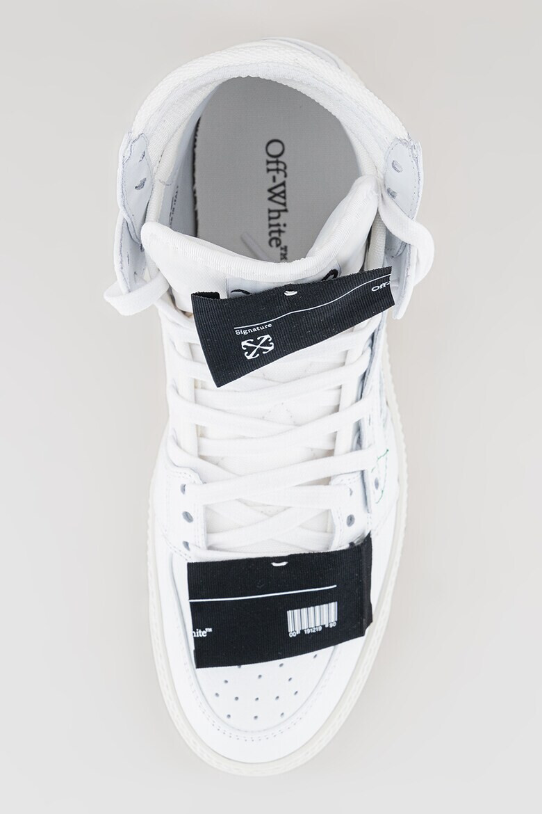 OFF-WHITE Pantofi sport medii de piele cu logo Off Court - Pled.ro