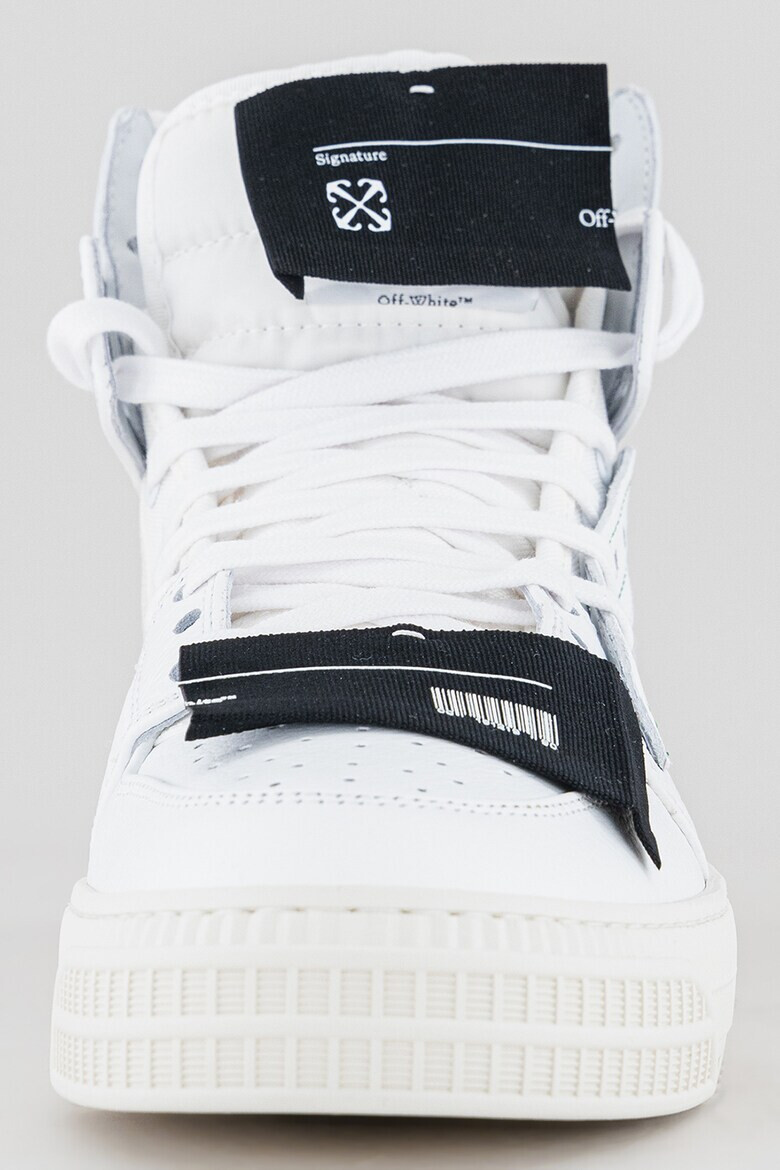 OFF-WHITE Pantofi sport medii de piele cu logo Off Court - Pled.ro