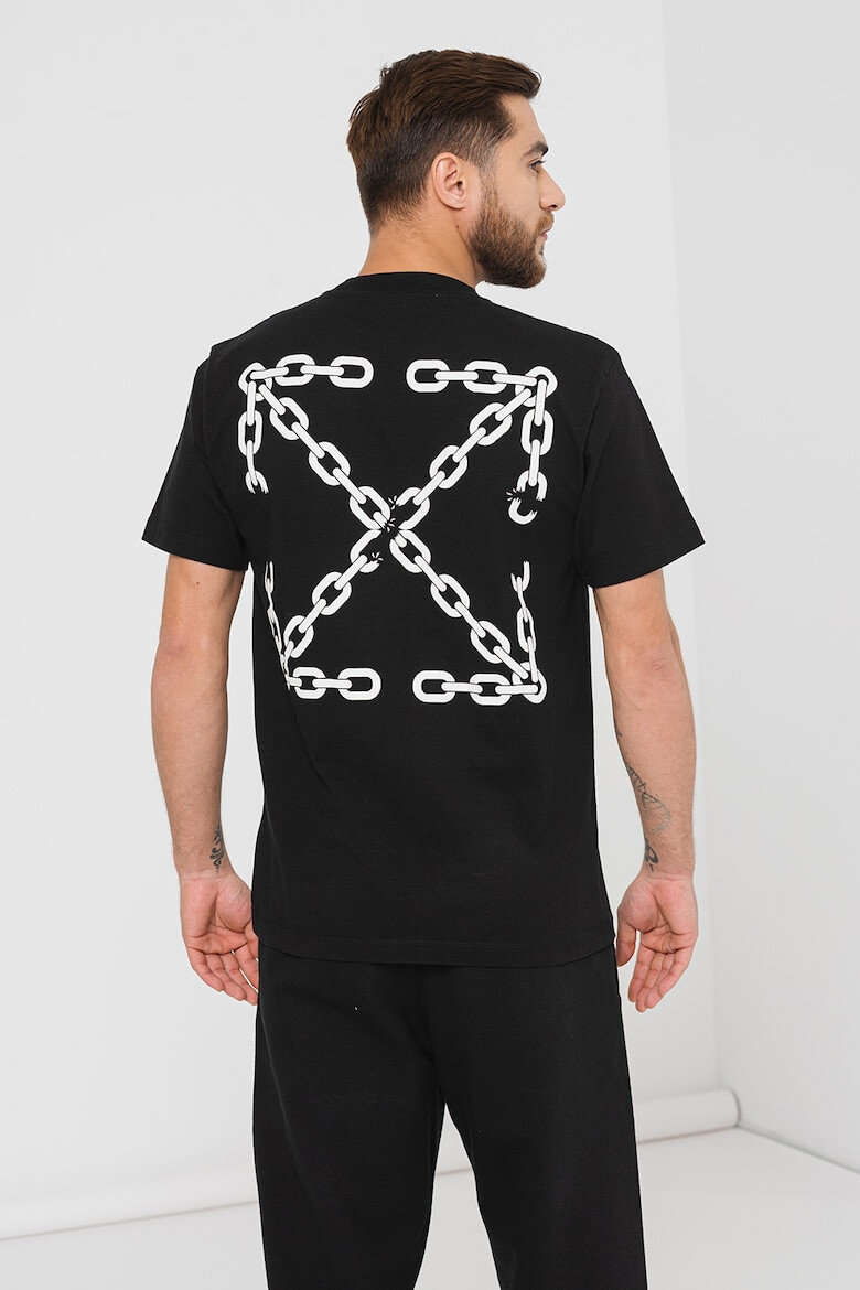 OFF-WHITE Tricou slim fit Chain - Pled.ro