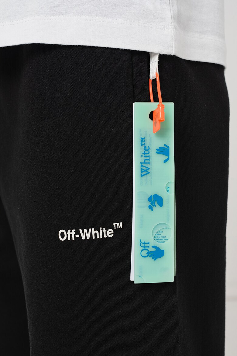 OFF-WHITE Tricou slim fit cu imprimeu pe spate Wave - Pled.ro