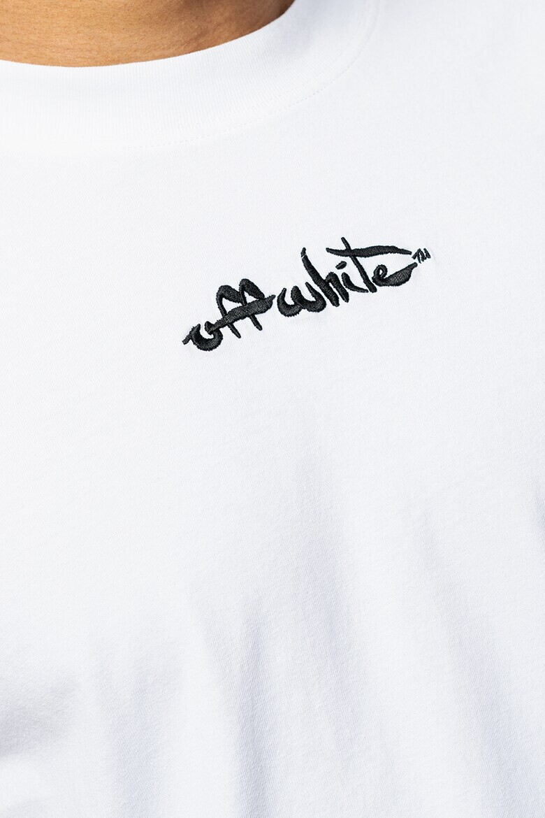 OFF-WHITE Tricou slim fit cu logo Script - Pled.ro