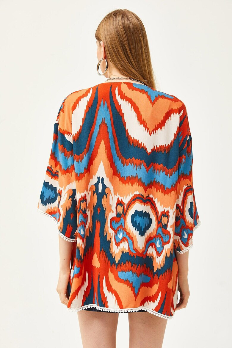 Olalook Caftan cu imprimeu abstract pentru plaja - Pled.ro