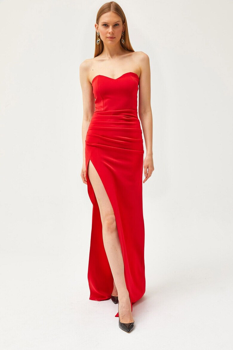 Olalook Rochie maxi cu slit lateral - Pled.ro