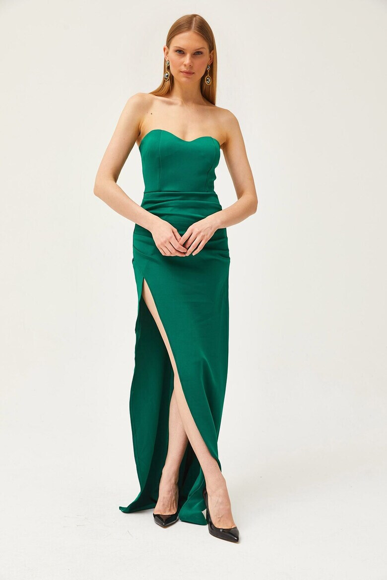 Olalook Rochie maxi cu slit lateral - Pled.ro