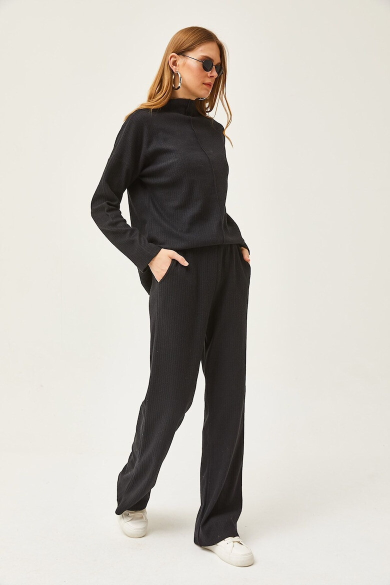 Olalook Set de bluza de trening si pantaloni drepti - Pled.ro