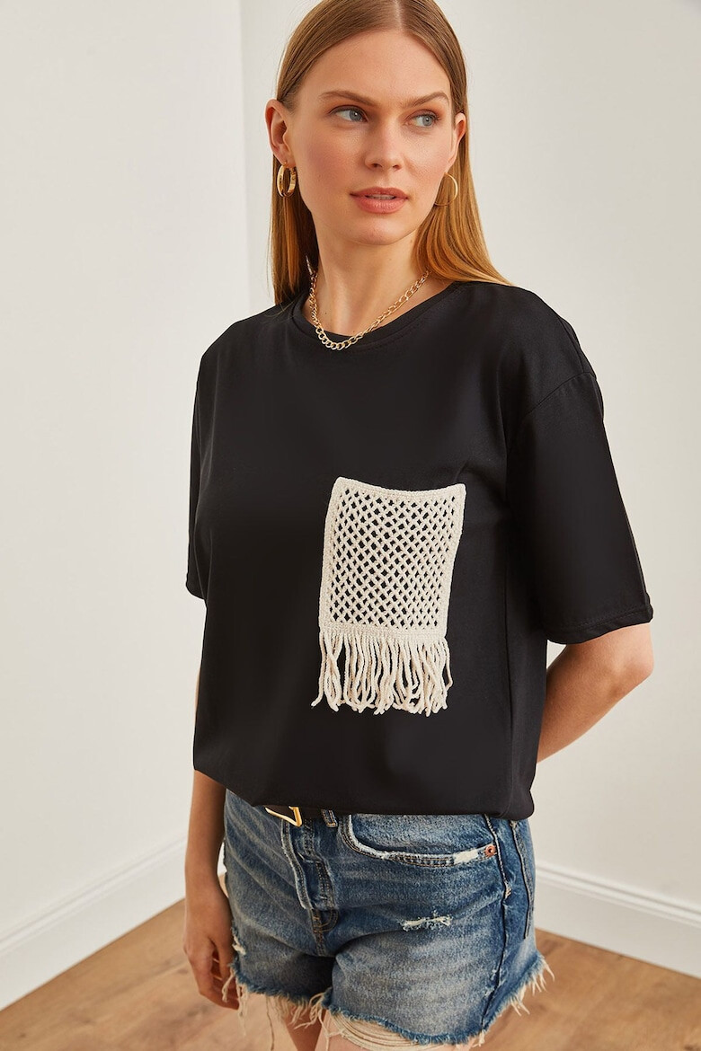 Olalook Tricou cu broderie - Pled.ro