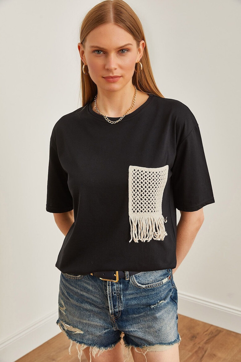 Olalook Tricou cu broderie - Pled.ro