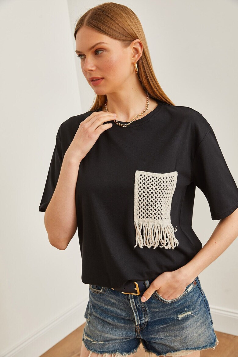 Olalook Tricou cu broderie - Pled.ro