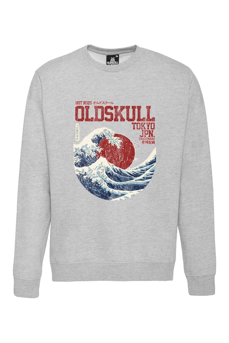 Oldskull Bluza de trening cu imprimeu frontal - Pled.ro