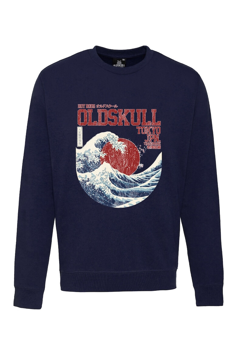 Oldskull Bluza de trening cu imprimeu frontal - Pled.ro