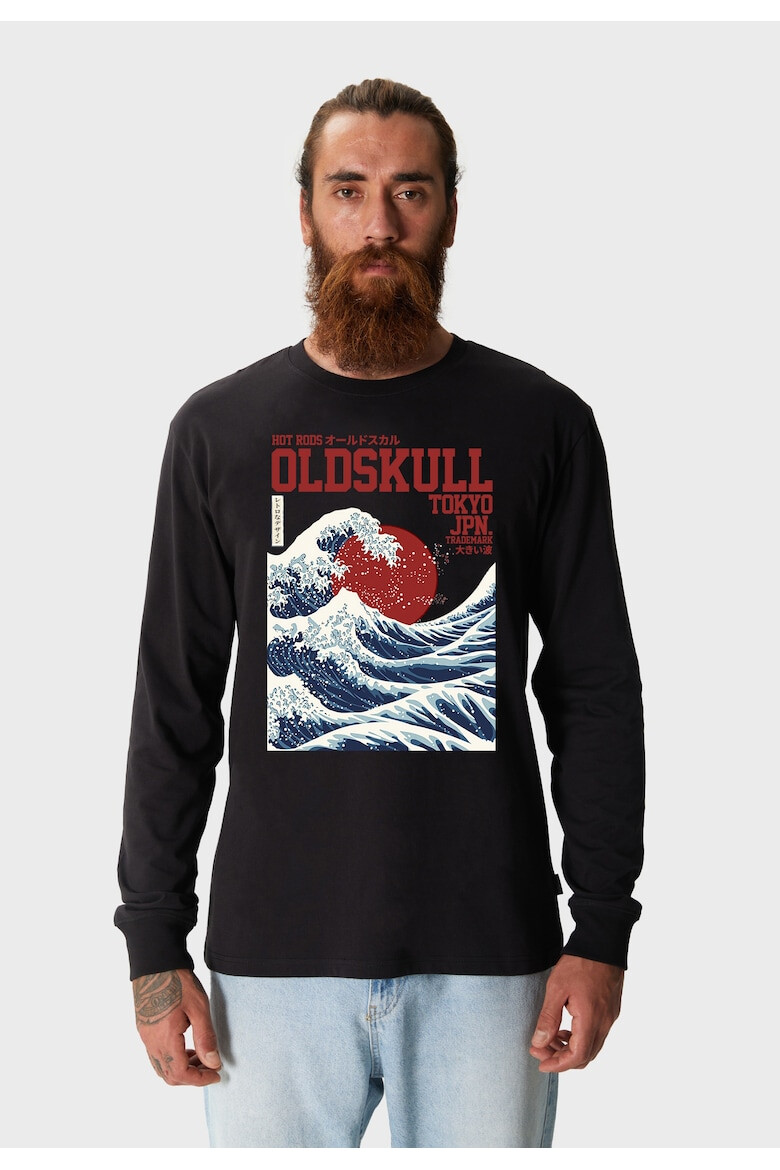 Oldskull Bluza de trening cu imprimeu grafic - Pled.ro