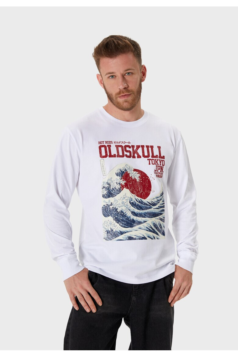 Oldskull Bluza de trening cu imprimeu grafic - Pled.ro