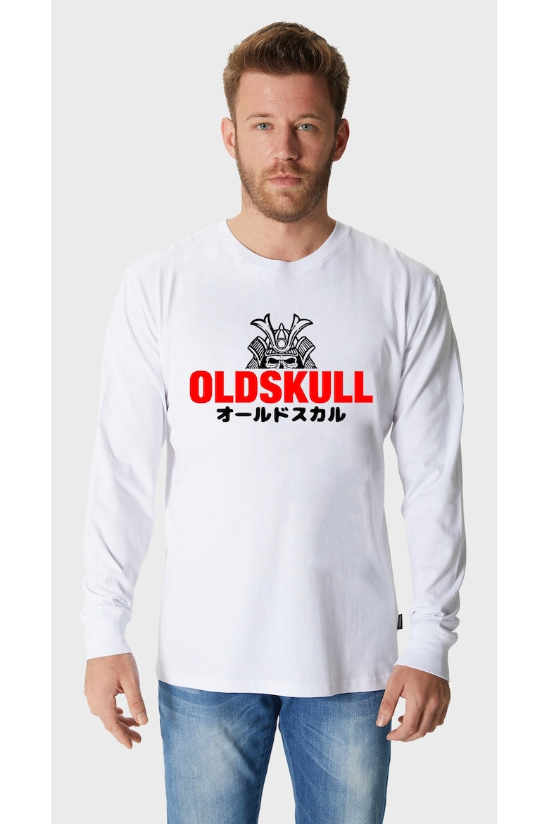 Oldskull Bluza de trening cu imprimeu logo - Pled.ro