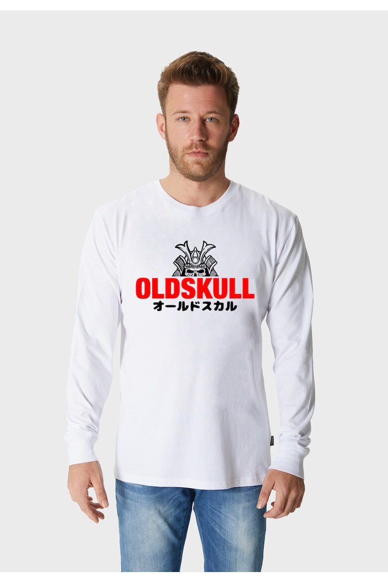 Oldskull Bluza de trening cu imprimeu logo - Pled.ro