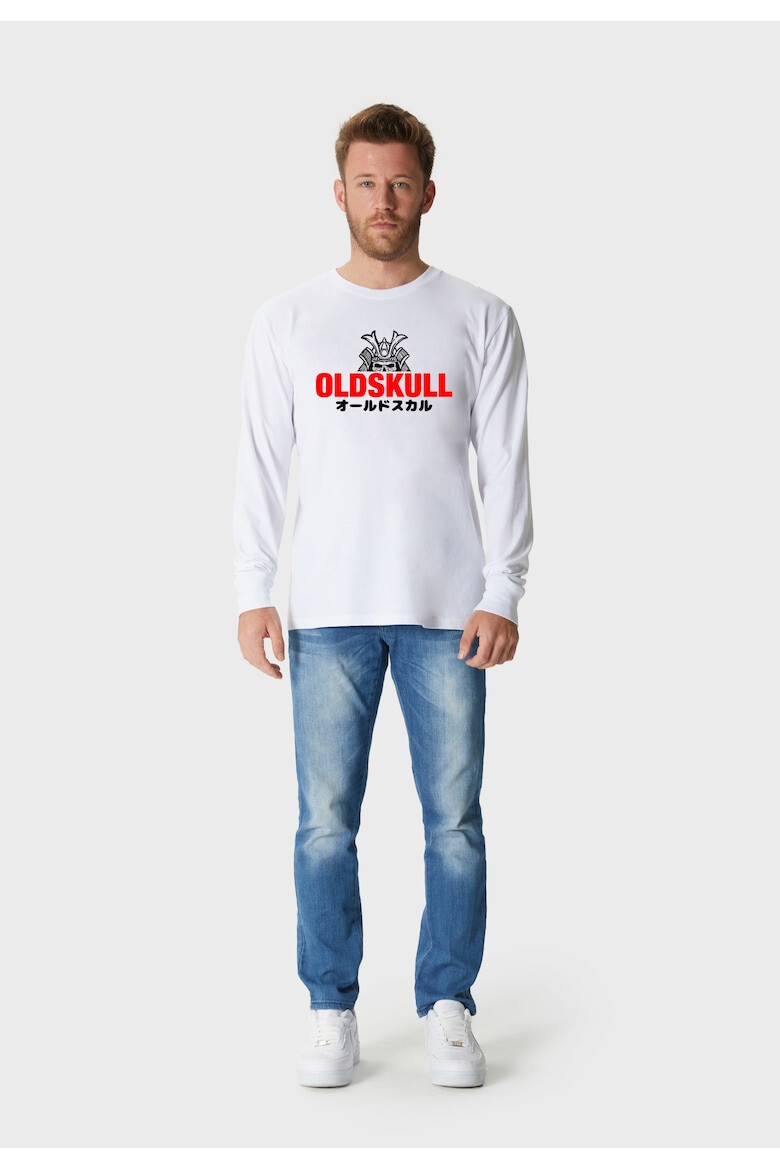 Oldskull Bluza de trening cu imprimeu logo - Pled.ro