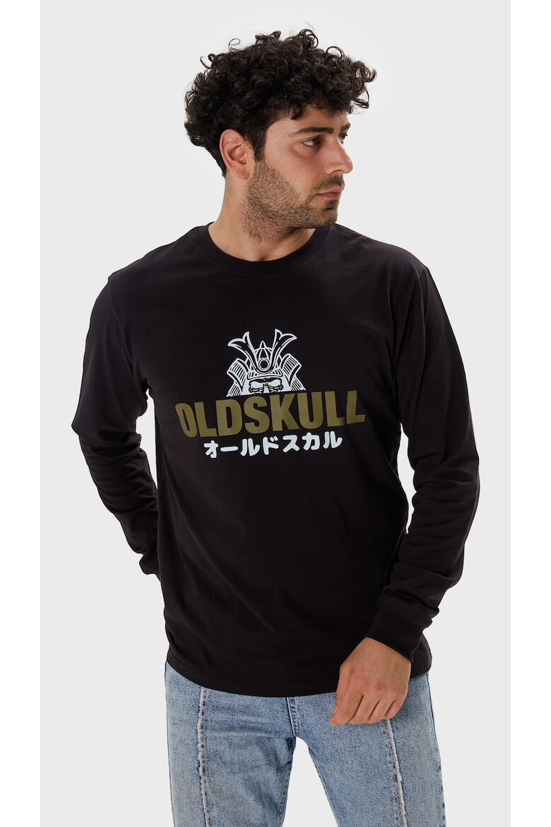 Oldskull Bluza de trening cu imprimeu logo - Pled.ro