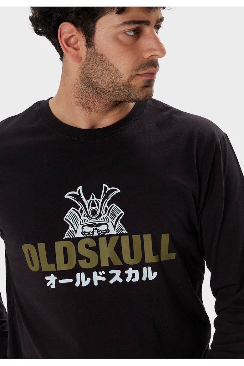 Oldskull Bluza de trening cu imprimeu logo - Pled.ro