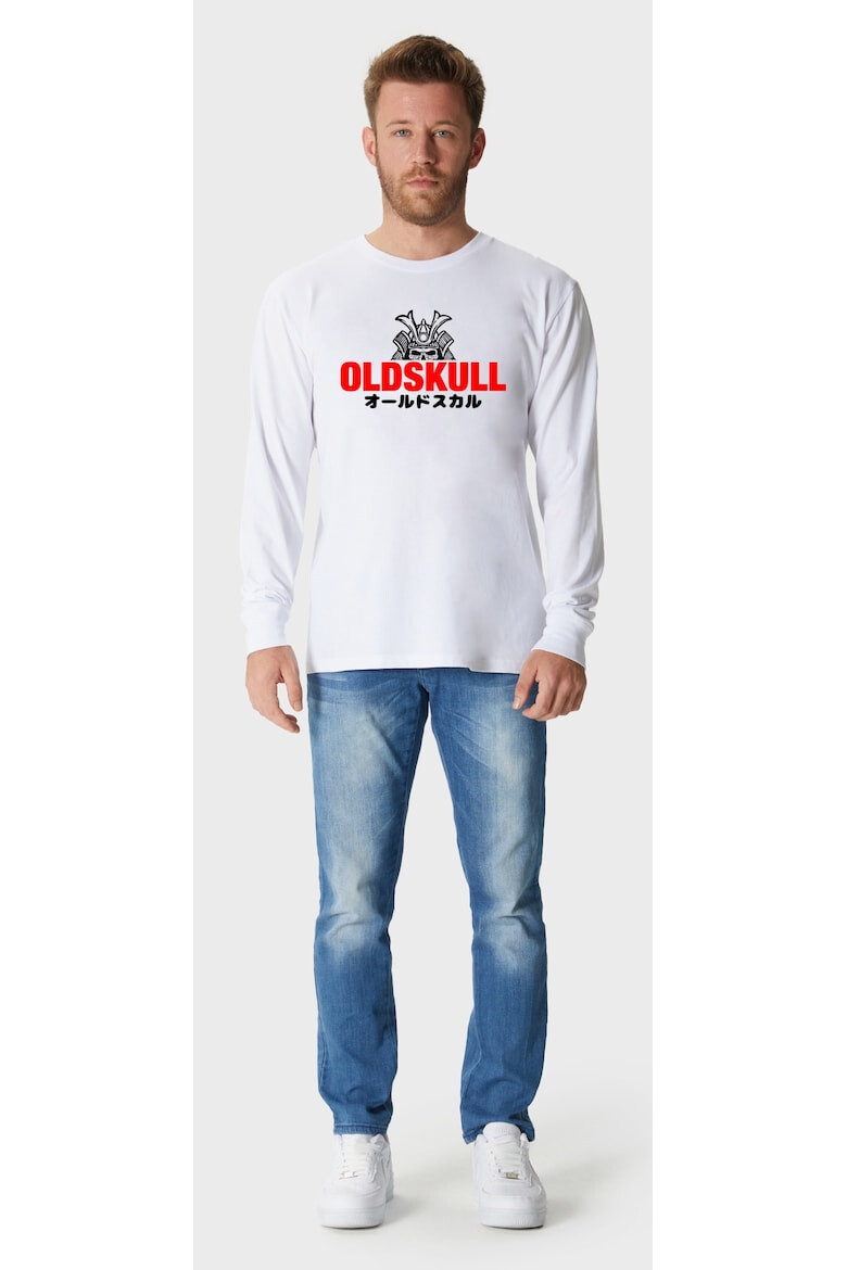 Oldskull Bluza de trening cu imprimeu logo - Pled.ro