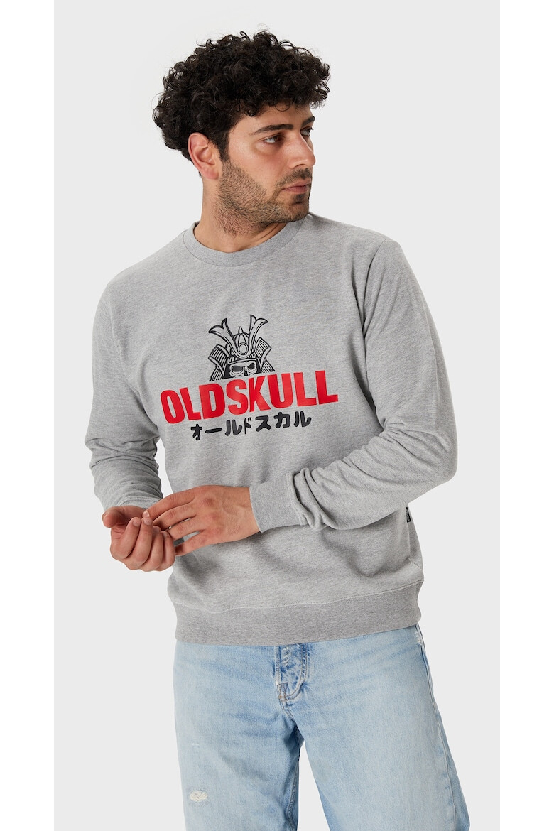 Oldskull Bluza de trening cu imprimeu logo - Pled.ro