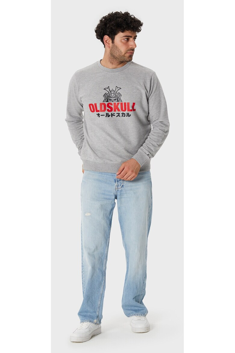 Oldskull Bluza de trening cu imprimeu logo - Pled.ro