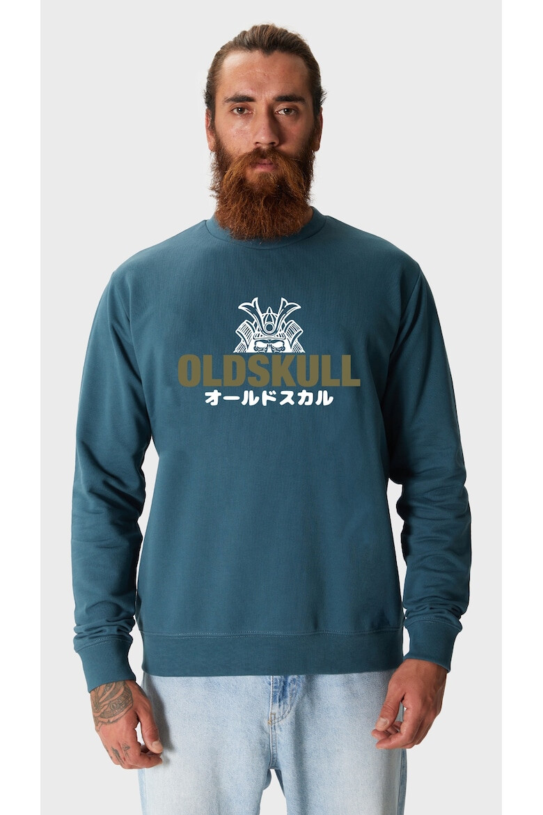 Oldskull Bluza de trening cu imprimeu logo - Pled.ro