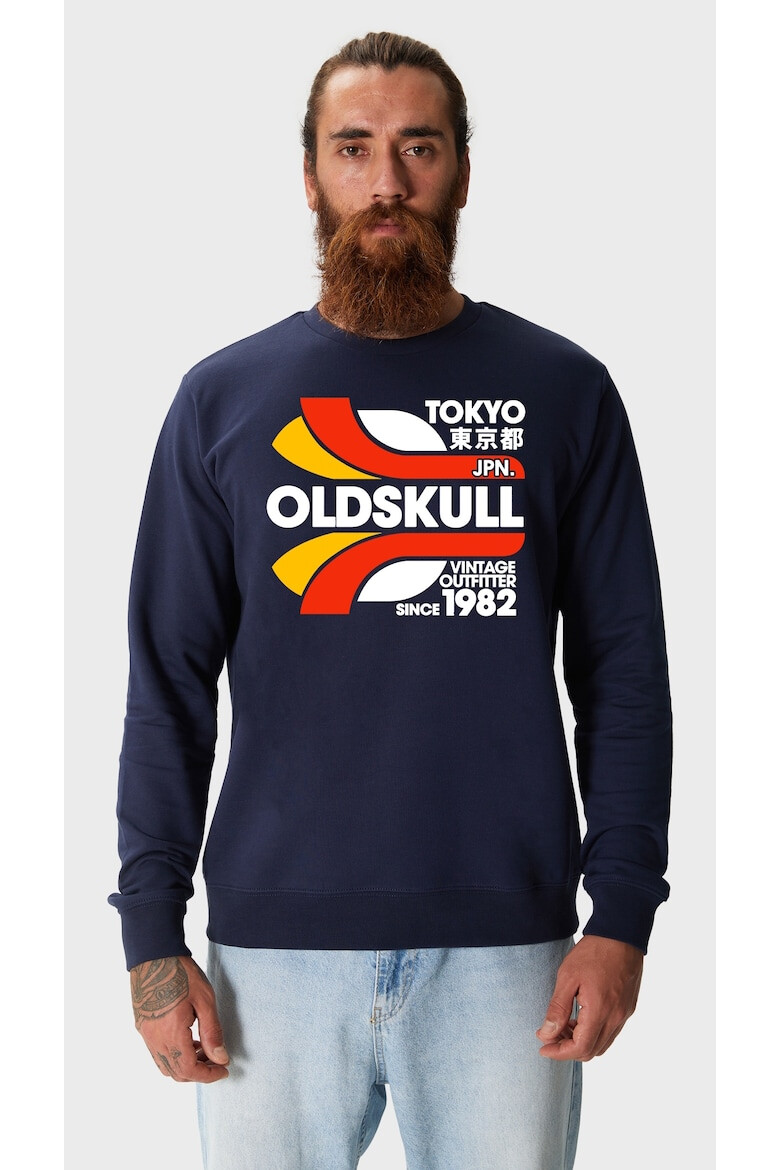 Oldskull Bluza de trening din bumbac cu imprimeu text - Pled.ro