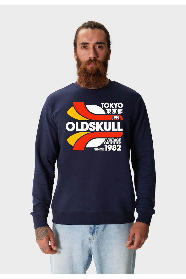 Oldskull Bluza de trening din bumbac cu imprimeu text - Pled.ro