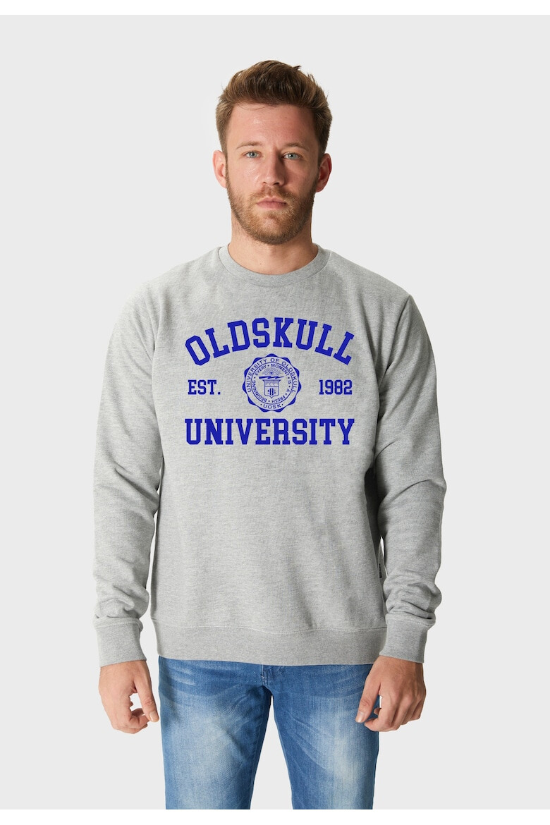 Oldskull Bluza de trening din bumbac cu imprimeu text - Pled.ro