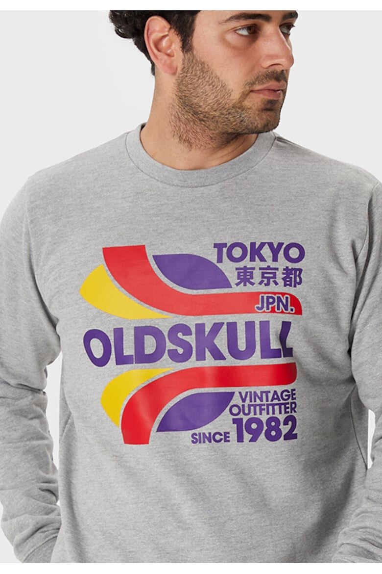 Oldskull Bluza de trening din bumbac cu imprimeu text - Pled.ro