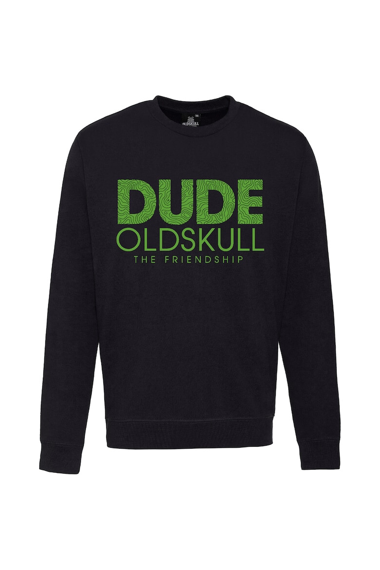 Oldskull Bluza de trening din bumbac cu imprimeu text - Pled.ro