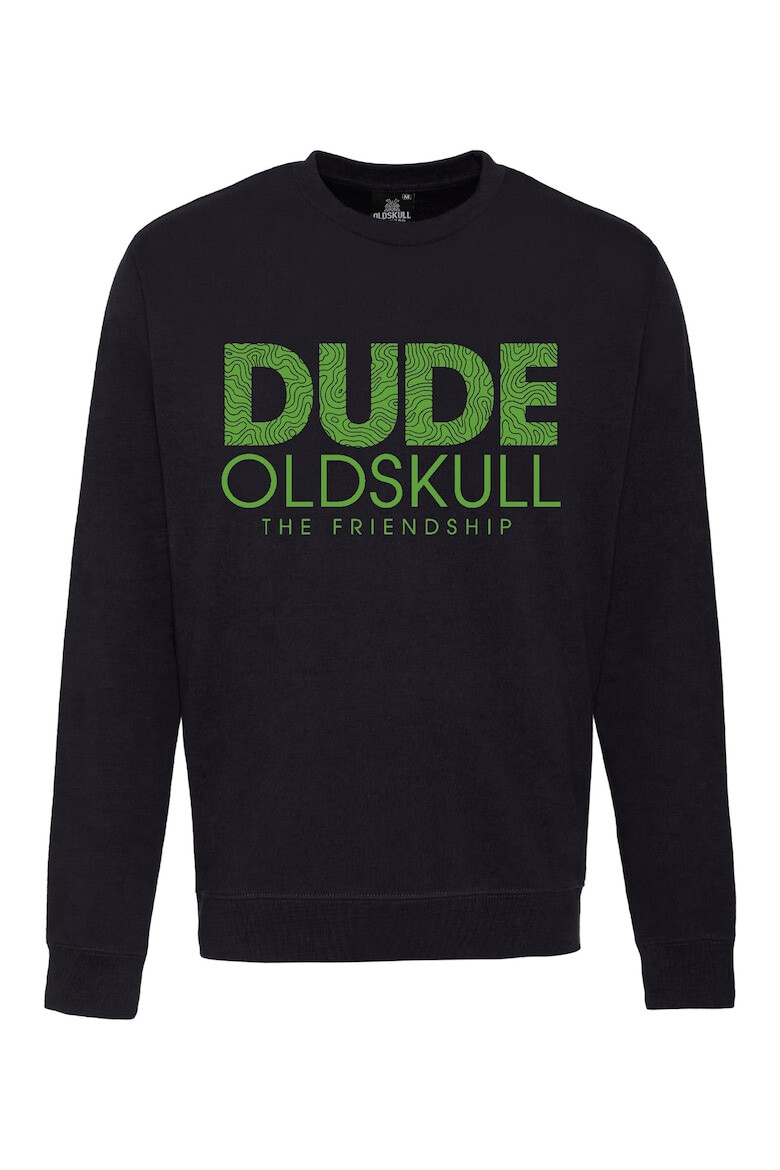 Oldskull Bluza de trening din bumbac cu imprimeu text - Pled.ro