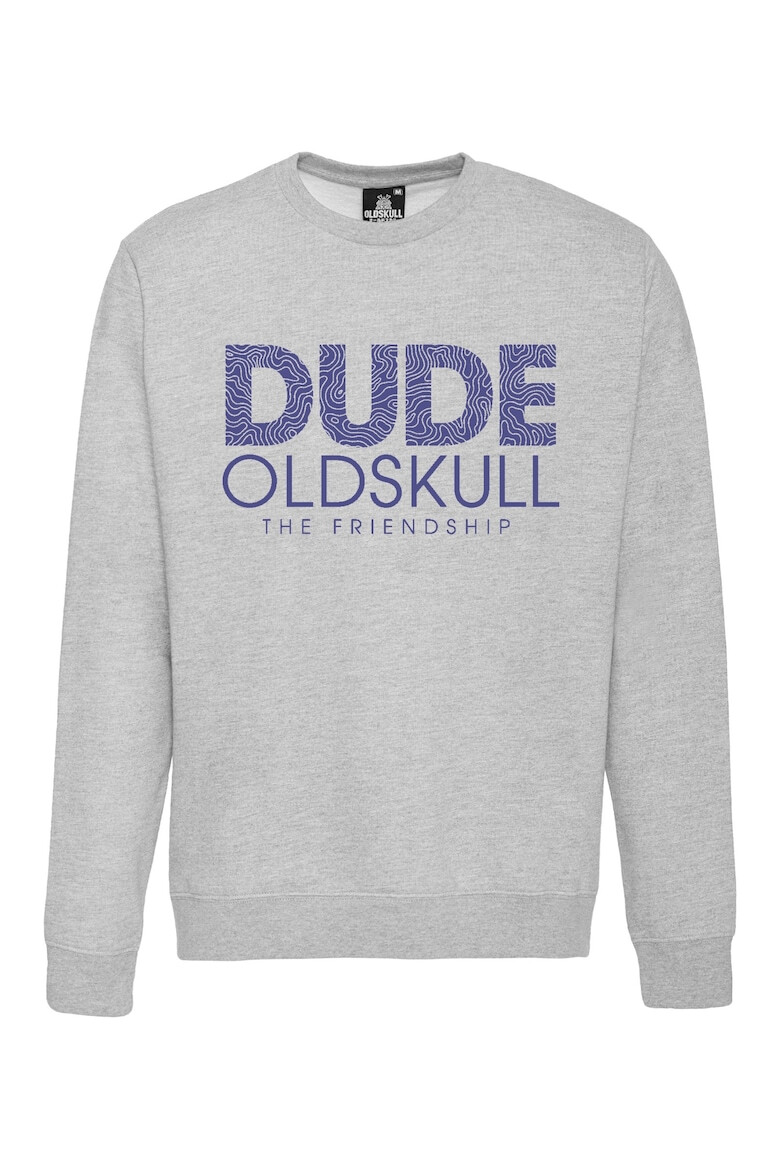 Oldskull Bluza de trening din bumbac cu imprimeu text - Pled.ro