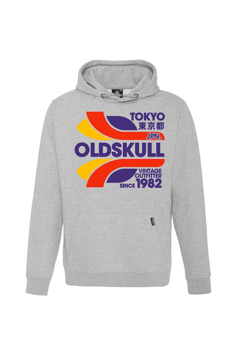 Oldskull Hanorac din bumbac cu logo si text - Pled.ro