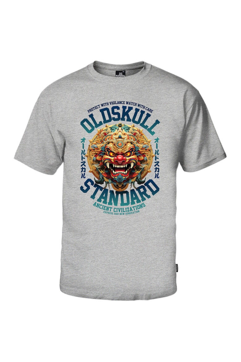 Oldskull Tricou cu imprimeu frontal - Pled.ro