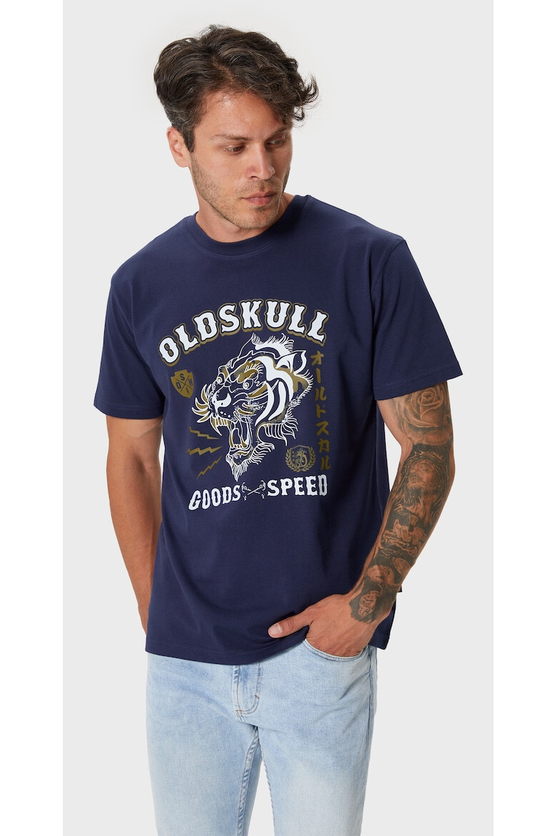 Oldskull Tricou cu imprimeu logo si grafic 173157 - Pled.ro