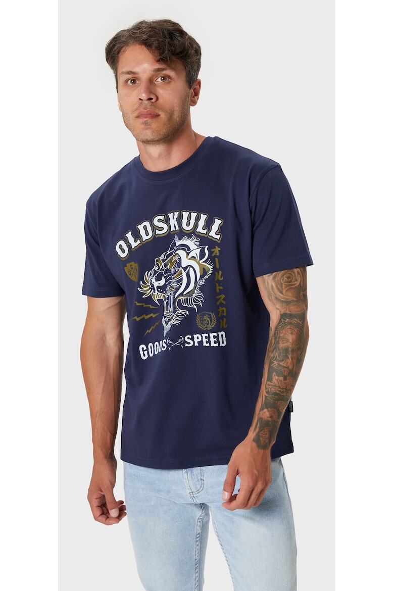 Oldskull Tricou cu imprimeu logo si grafic 173157 - Pled.ro