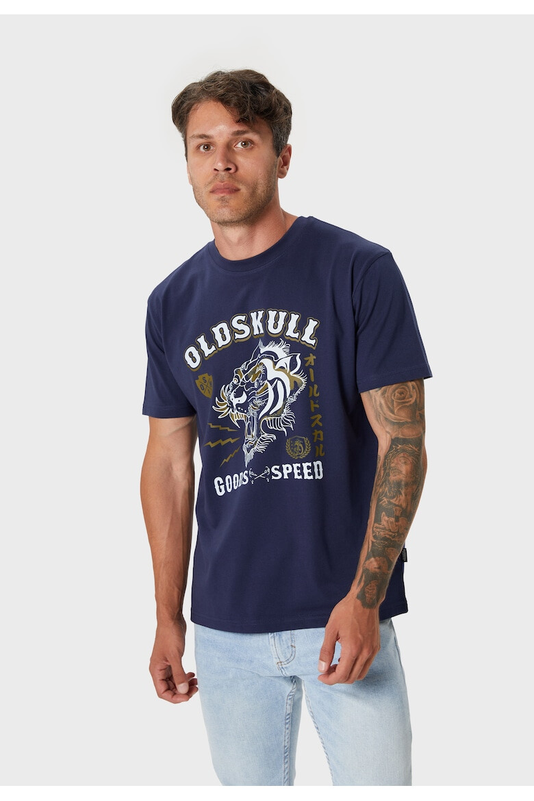 Oldskull Tricou cu imprimeu logo si grafic 173157 - Pled.ro