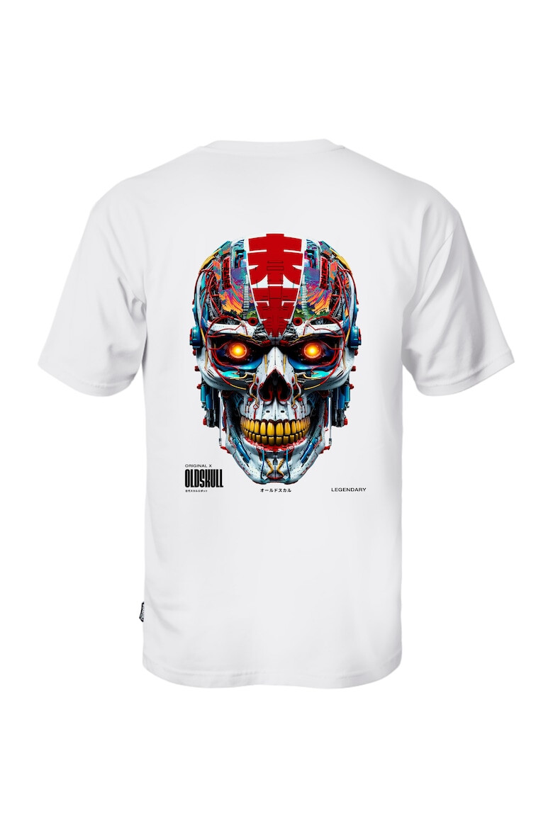 Oldskull Tricou cu imprimeu pe spate - Pled.ro