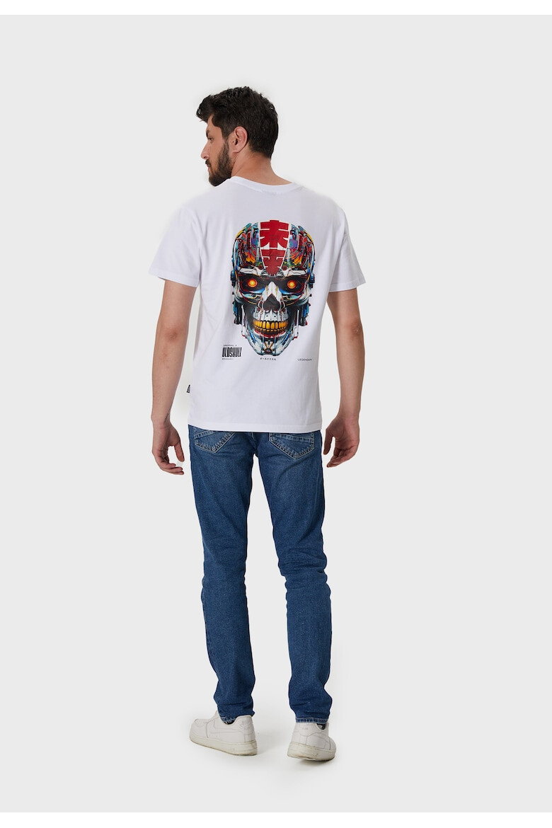 Oldskull Tricou cu imprimeu pe spate - Pled.ro